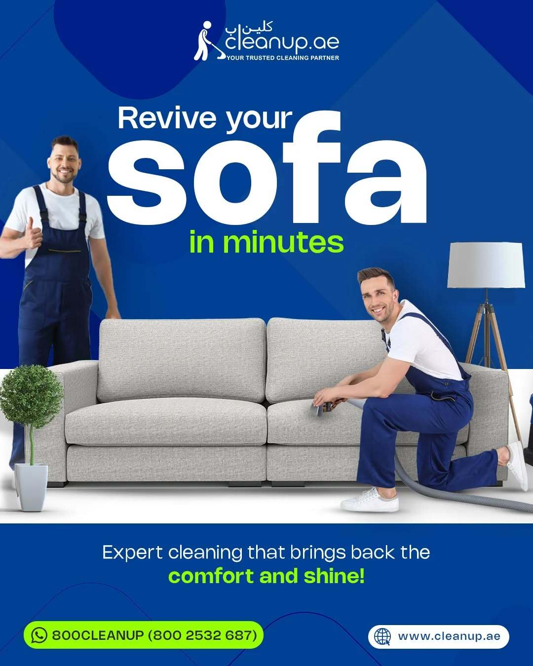 Professional Sofa Cleaning in Dubai – Cleanup.ae