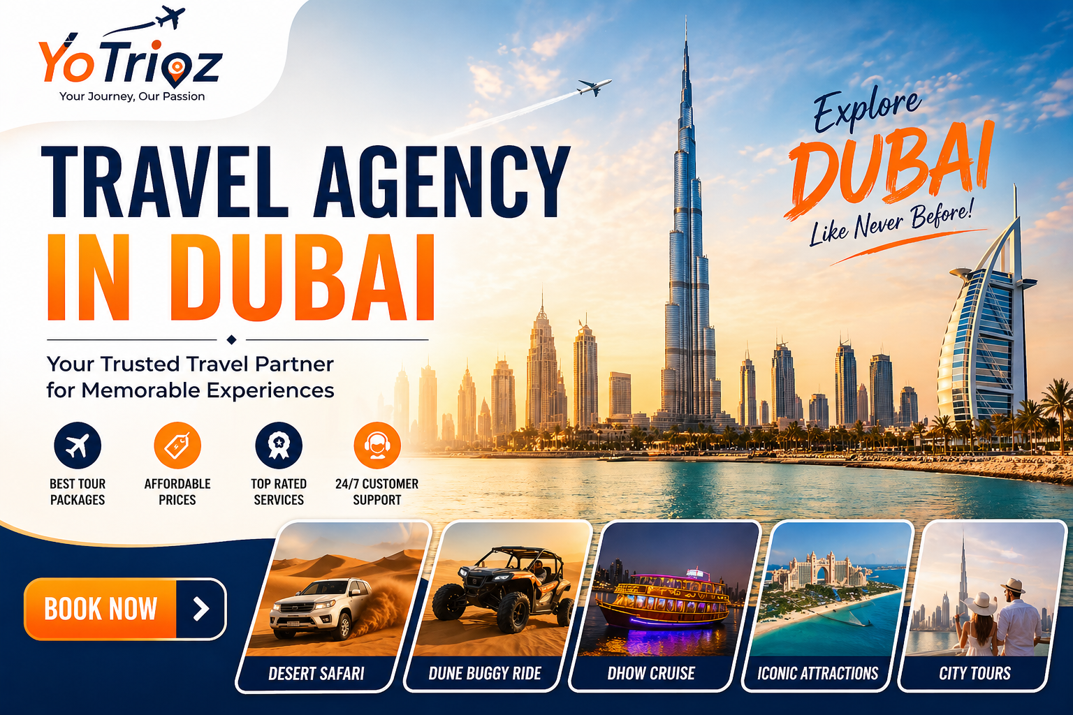 Best Travel Agency in Dubai | YoTripz Tours & Packages